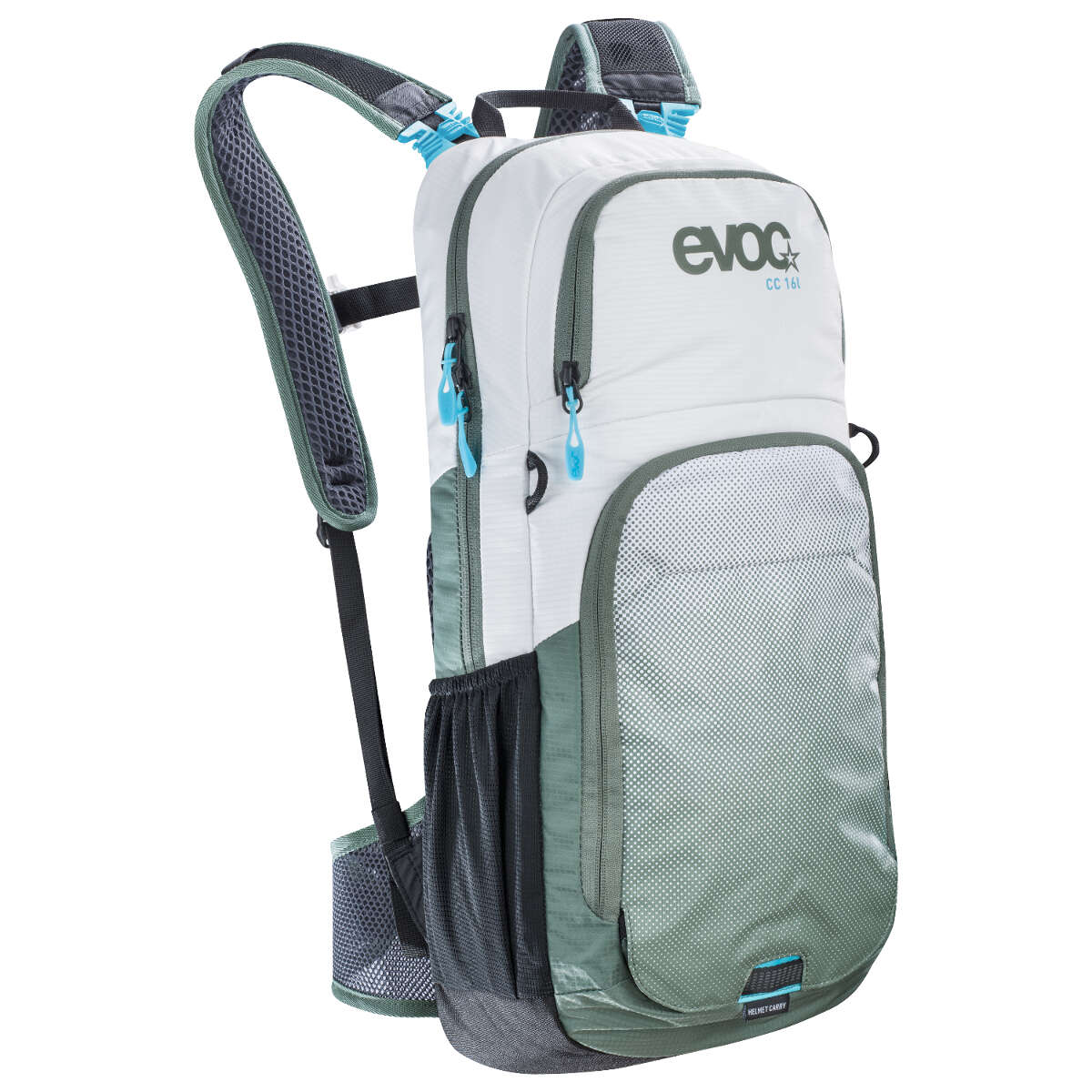 Evoc Backpack with Hydration System Compartment Cross Country White/Olive, 16 Liter