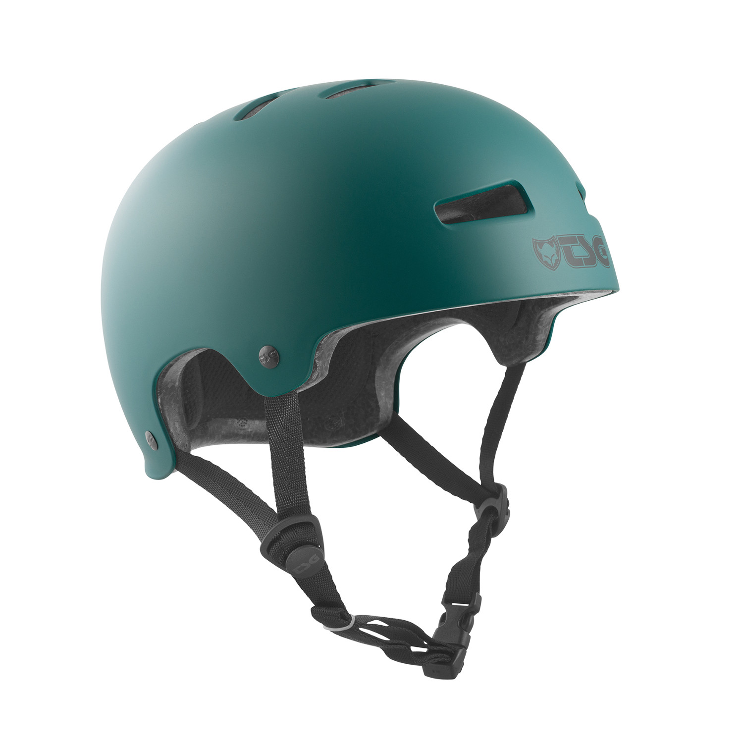 TSG BMX/Dirt Helm Evolution Solid Color - Satin Forest