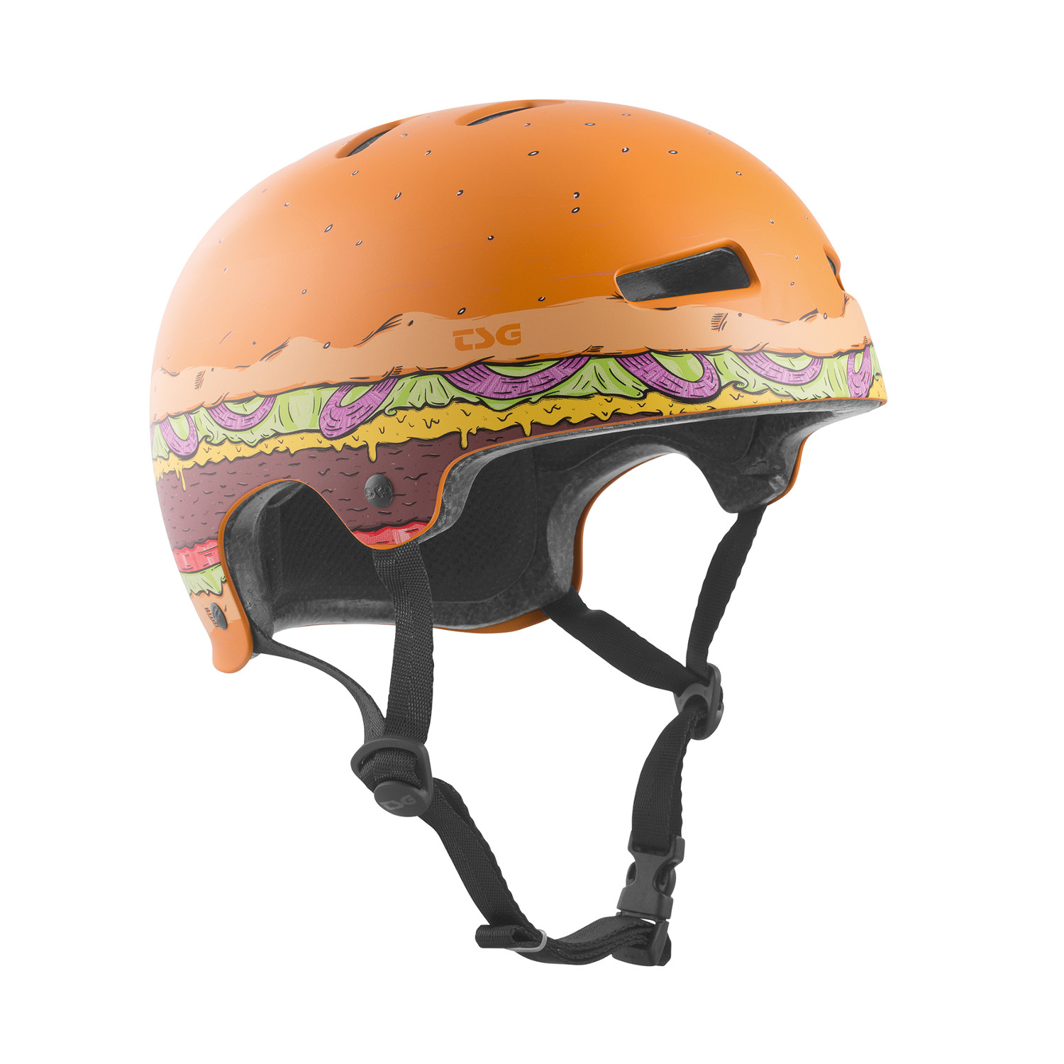 TSG BMX/Dirt Helmet Evolution Graphic Design - Burger