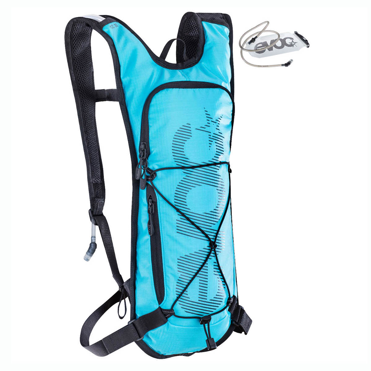 Evoc Backpack with Hydration System Cross Country Neon Blue, 3 Liter