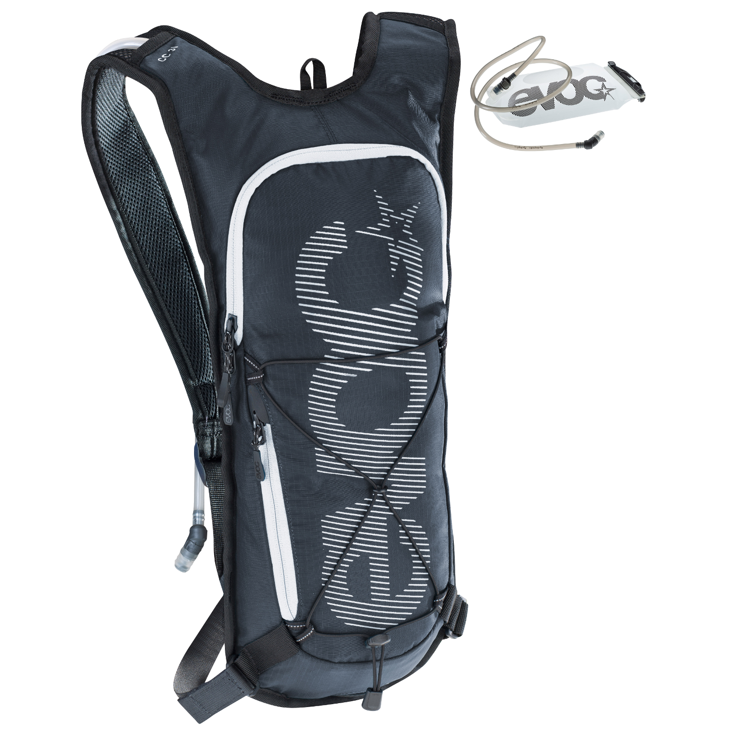 Evoc Backpack with Hydration System Cross Country Black, 3 Liter