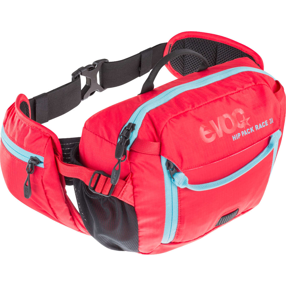 Evoc Hip Pack with Hydration System Hip Pack Race Red/Neon Blue, 3 Liter