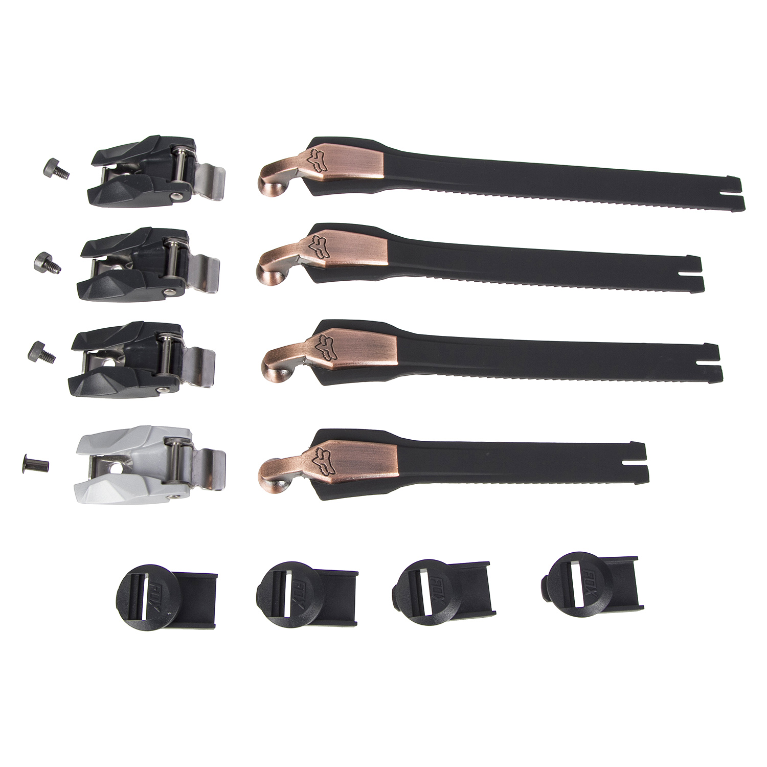 Fox Replacement Straps, Buckles and Holder Instinct Offroad Charcoal