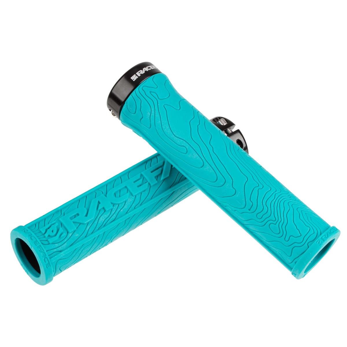 Race Face MTB Grips Half Nelson Lock-On Turquoise, 134 mm