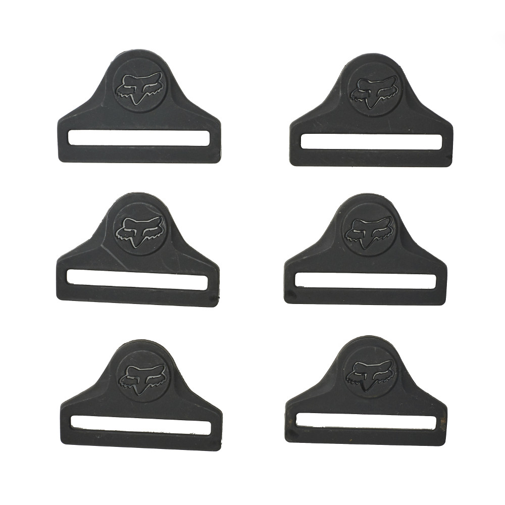 Fox Replacment Buckle for Knee and Shin Guard Titan Pro Black - 6 Pieces