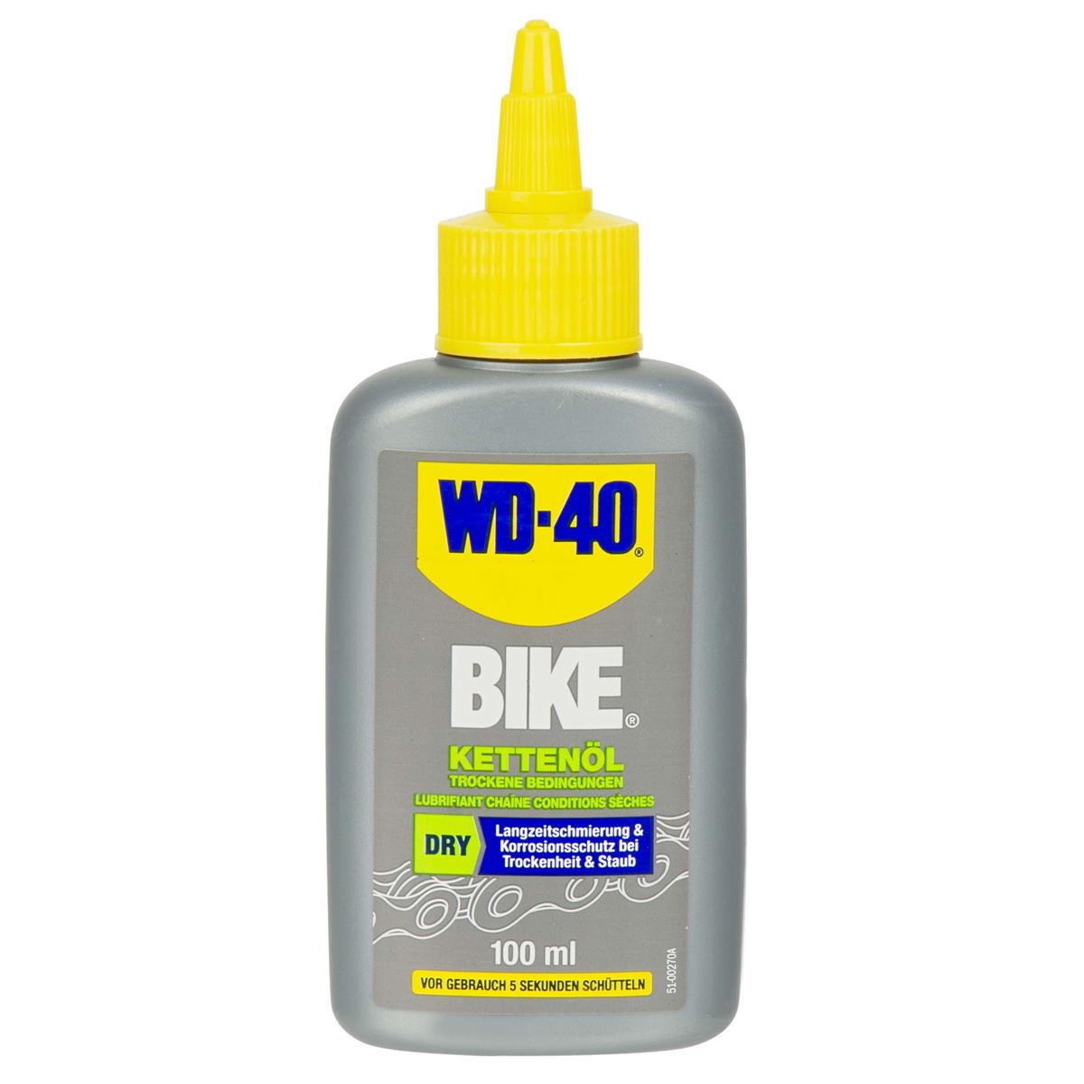 WD-40 Lubrifiant Chaînes Bike Dry, 100 ml