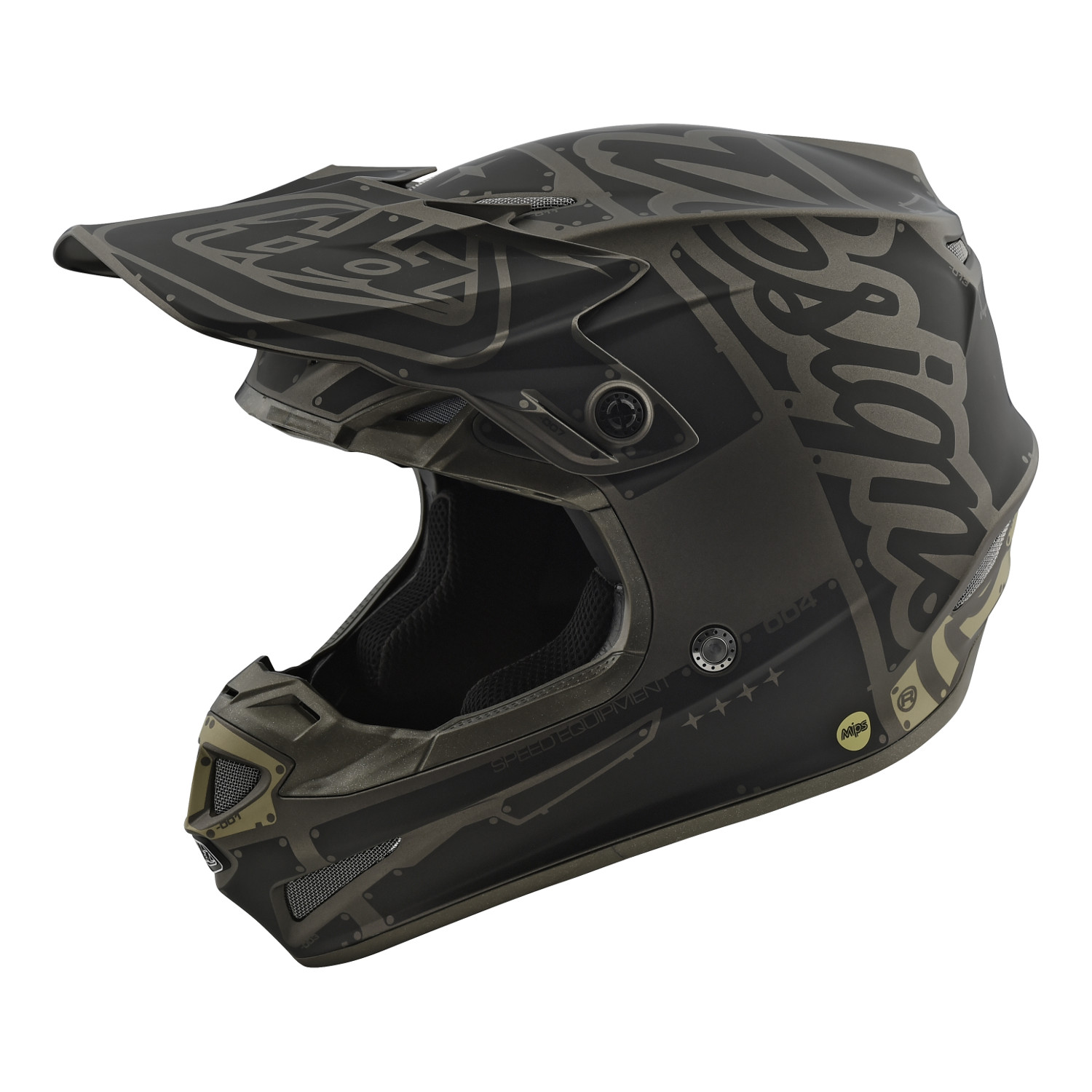 Troy Lee Designs Casque MX SE4 Polyacrylite MIPS Factory - Grey