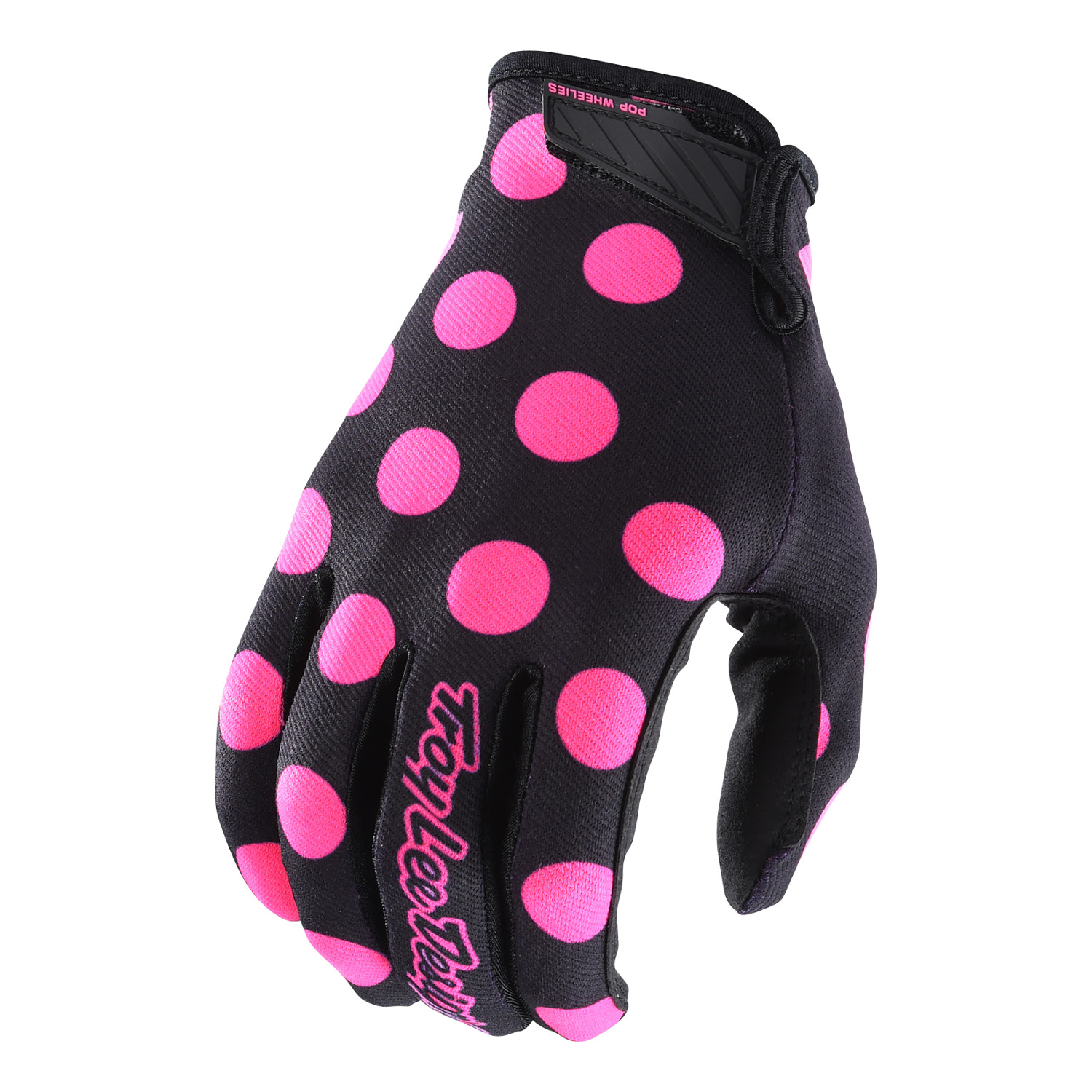 Troy Lee Designs Gloves Air Polka Dot - Black/Flo Pink