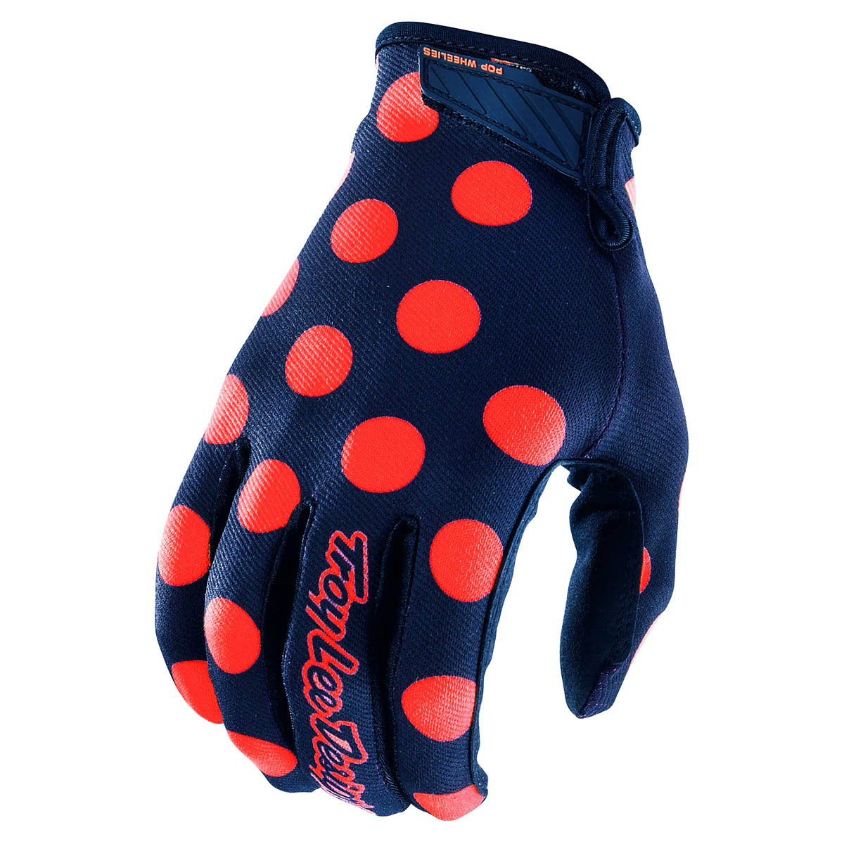 Troy Lee Designs Gloves Air Polka Dot - Navy/Orange