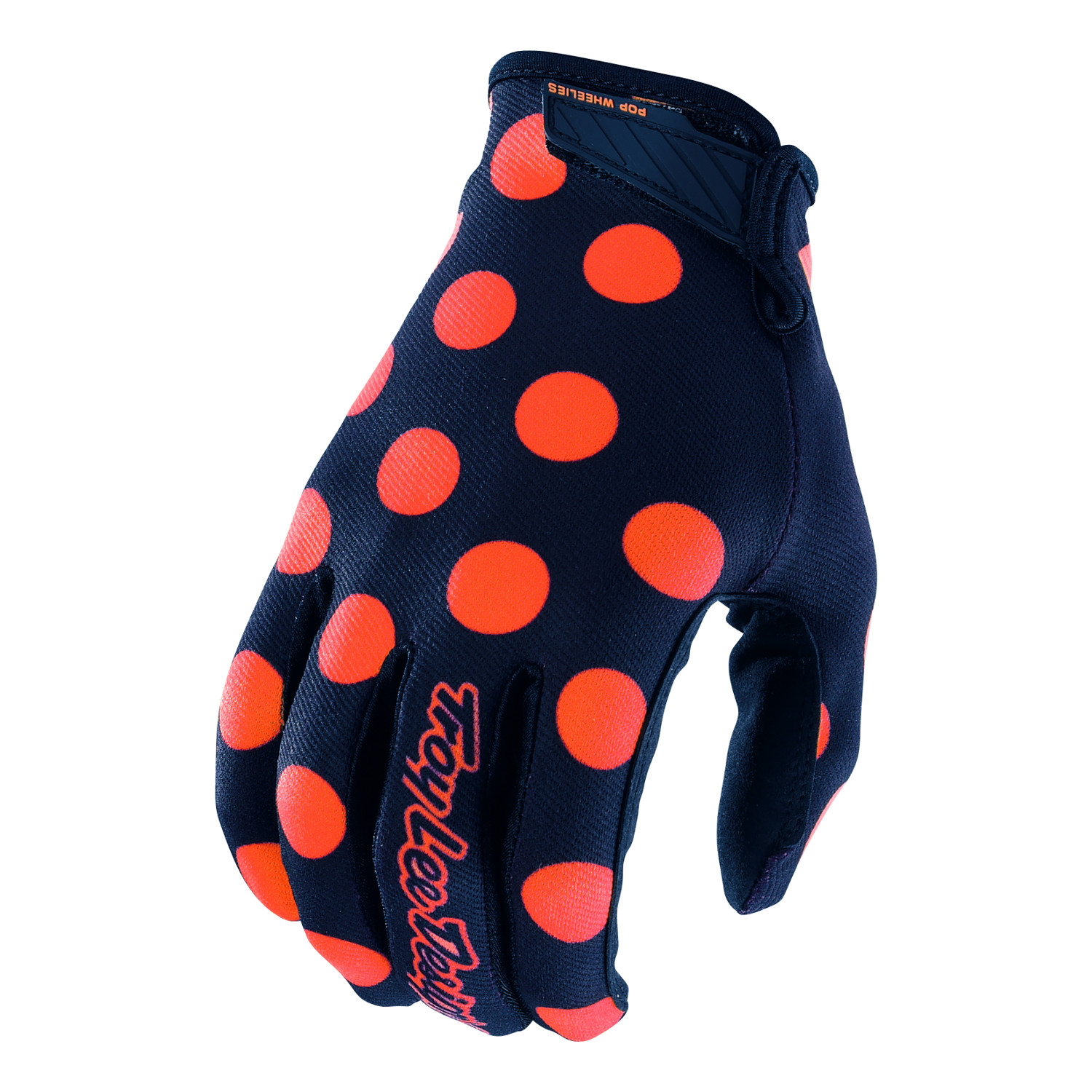 Troy Lee Designs Kids Handschuhe Air Polka Dot - Navy/Orange