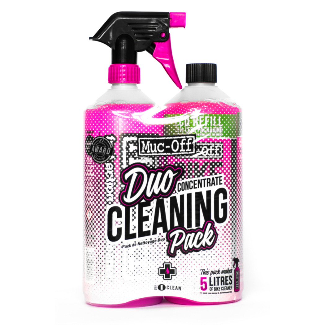 Muc-Off Detergente Bicicletta Duo Cleaning Pack Cleaner and Concentrate