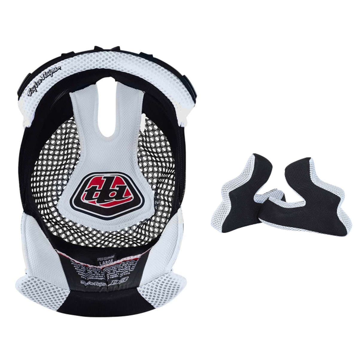 Troy Lee Designs Helmet Liner and Cheek Pads SE3 White