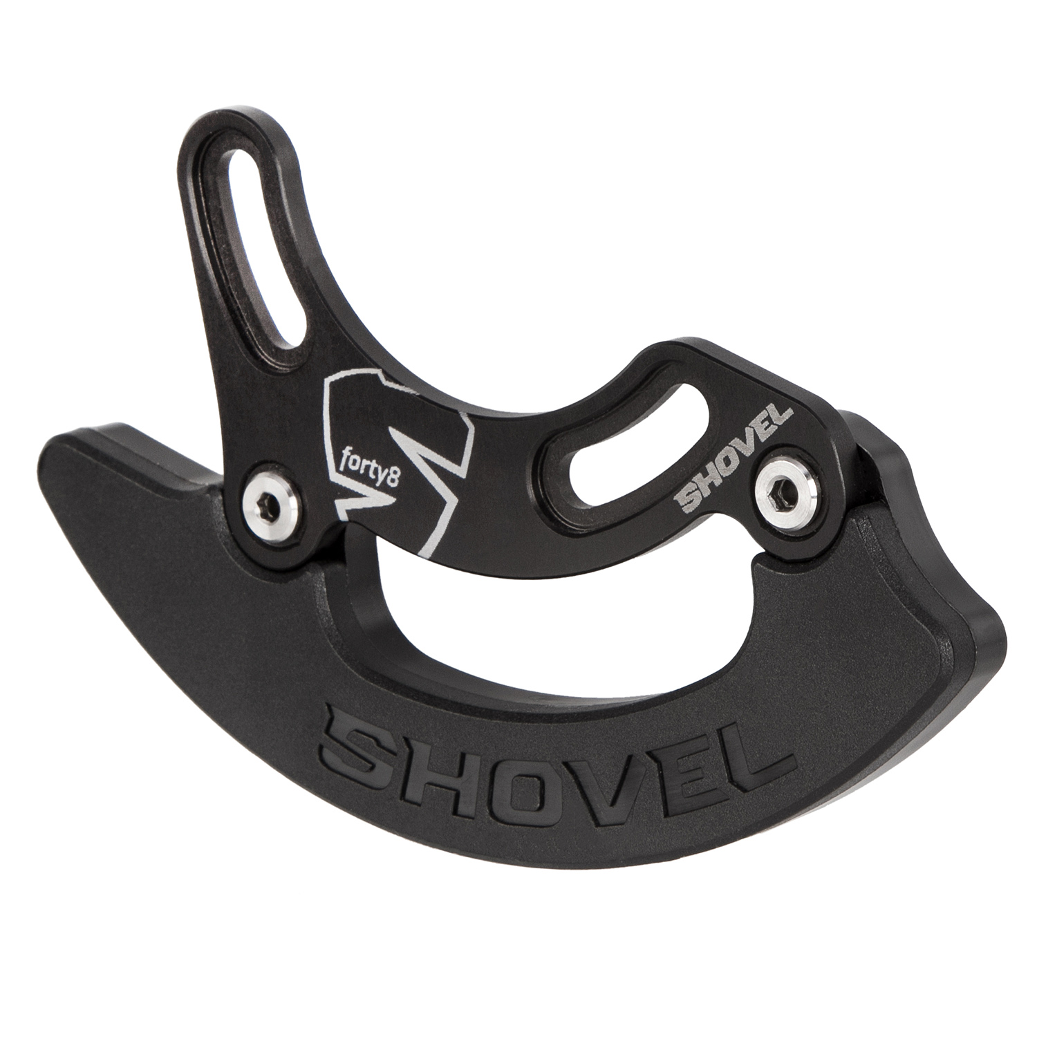 Shovel Chain Guide Forty8 Black, 28-36 Teeth, ISCG05