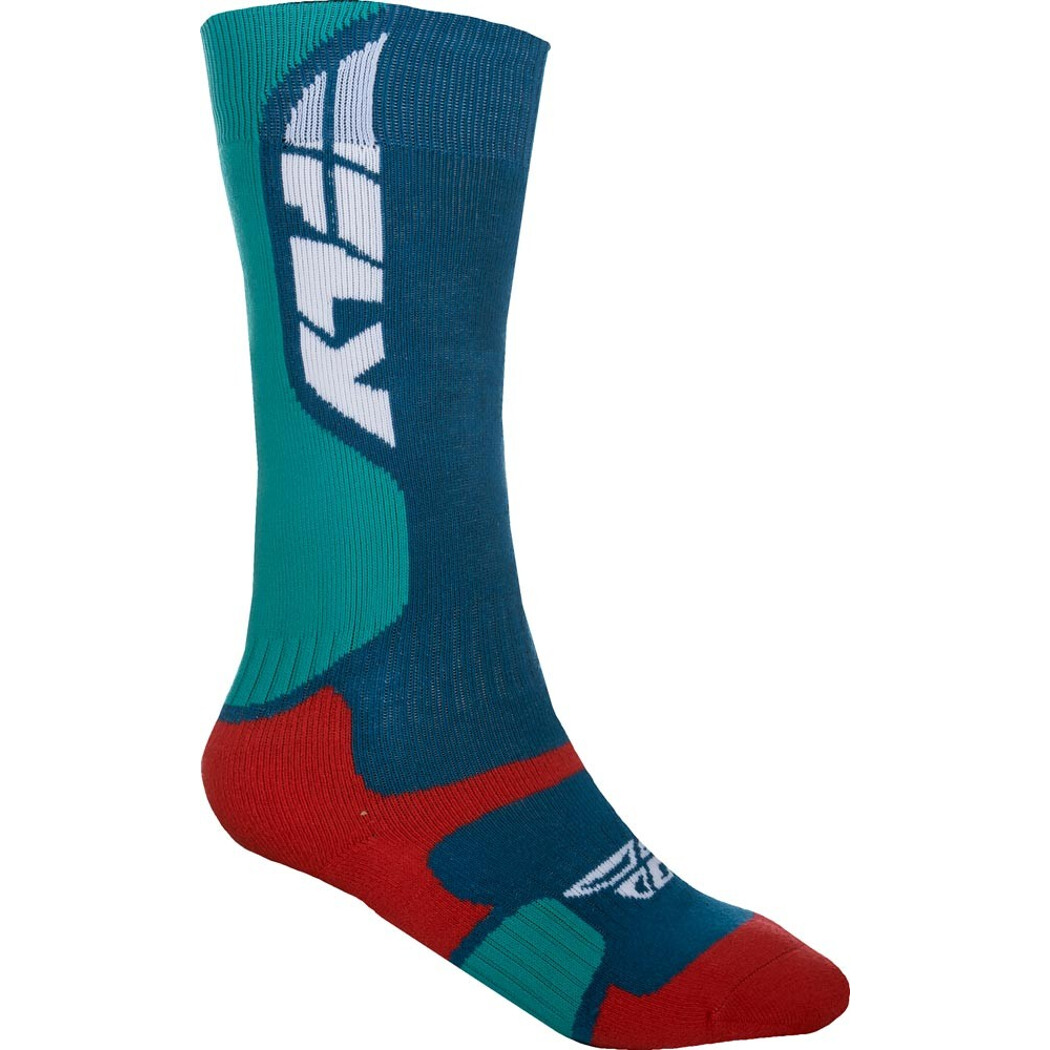 Fly Racing Chaussettes MX Pro Blue/Red - Thick