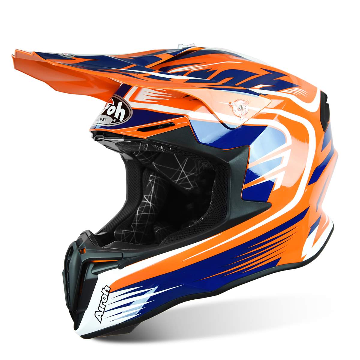 Airoh Motocross-Helm Twist Mix - Orange Gloss
