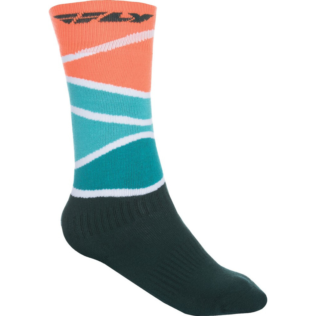 Fly Racing Socks MX Red/Blue/Black - Thick