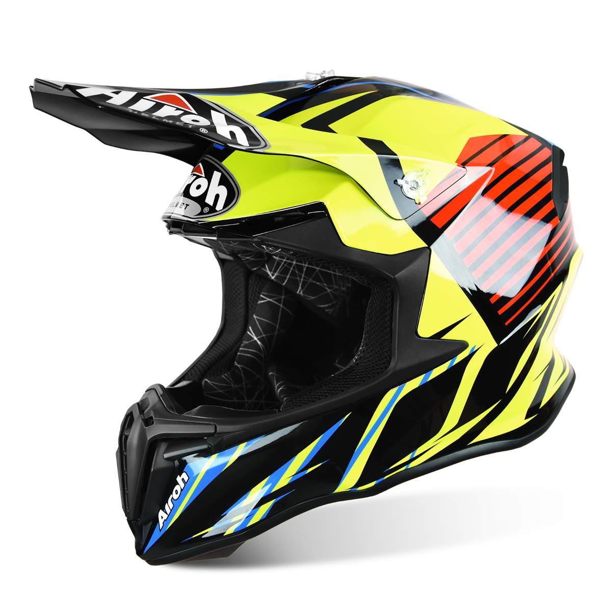 Airoh Motocross-Helm Twist Strange - Blue Gloss