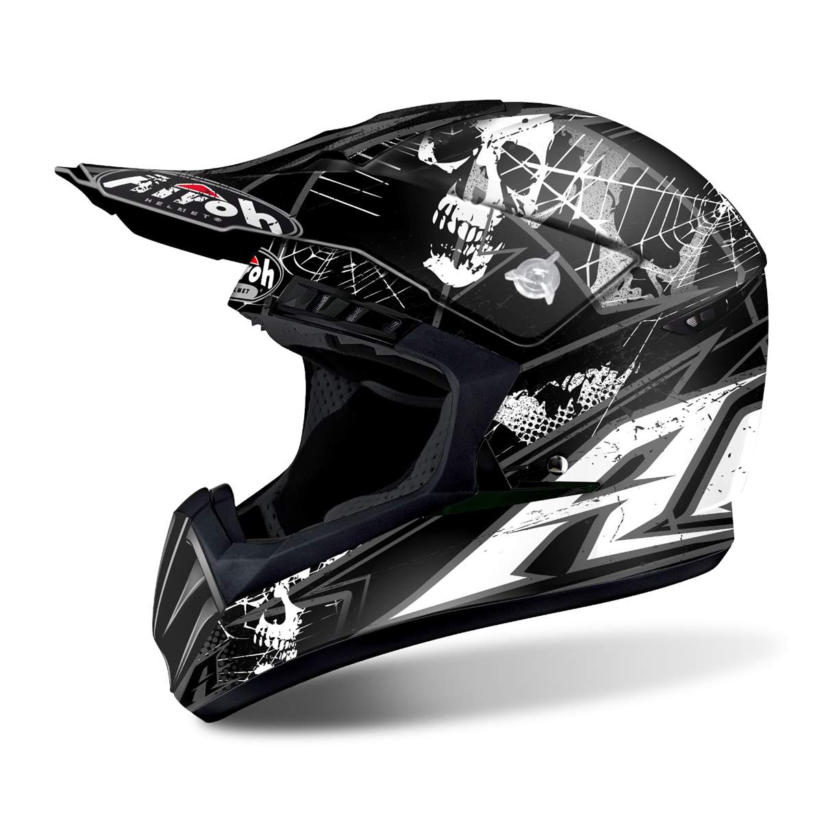 Airoh Motocross-Helm Switch Scary - Matt Schwarz