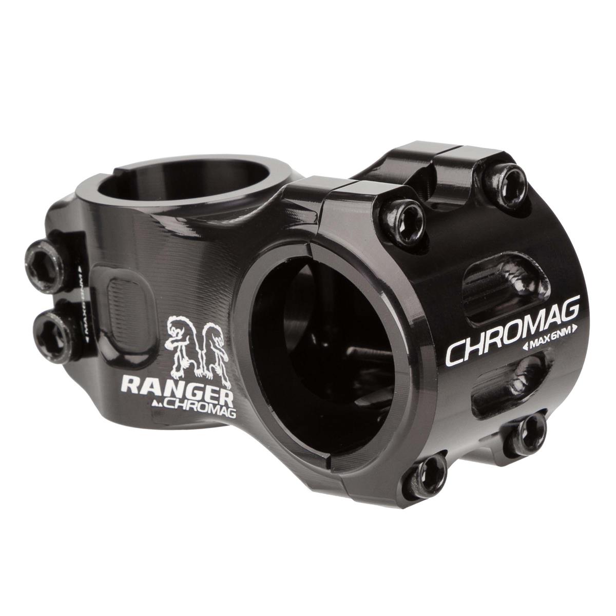 Chromag Attacco Manubrio MTB Ranger V2 31.8 mm, 50 mm Reach, Nero