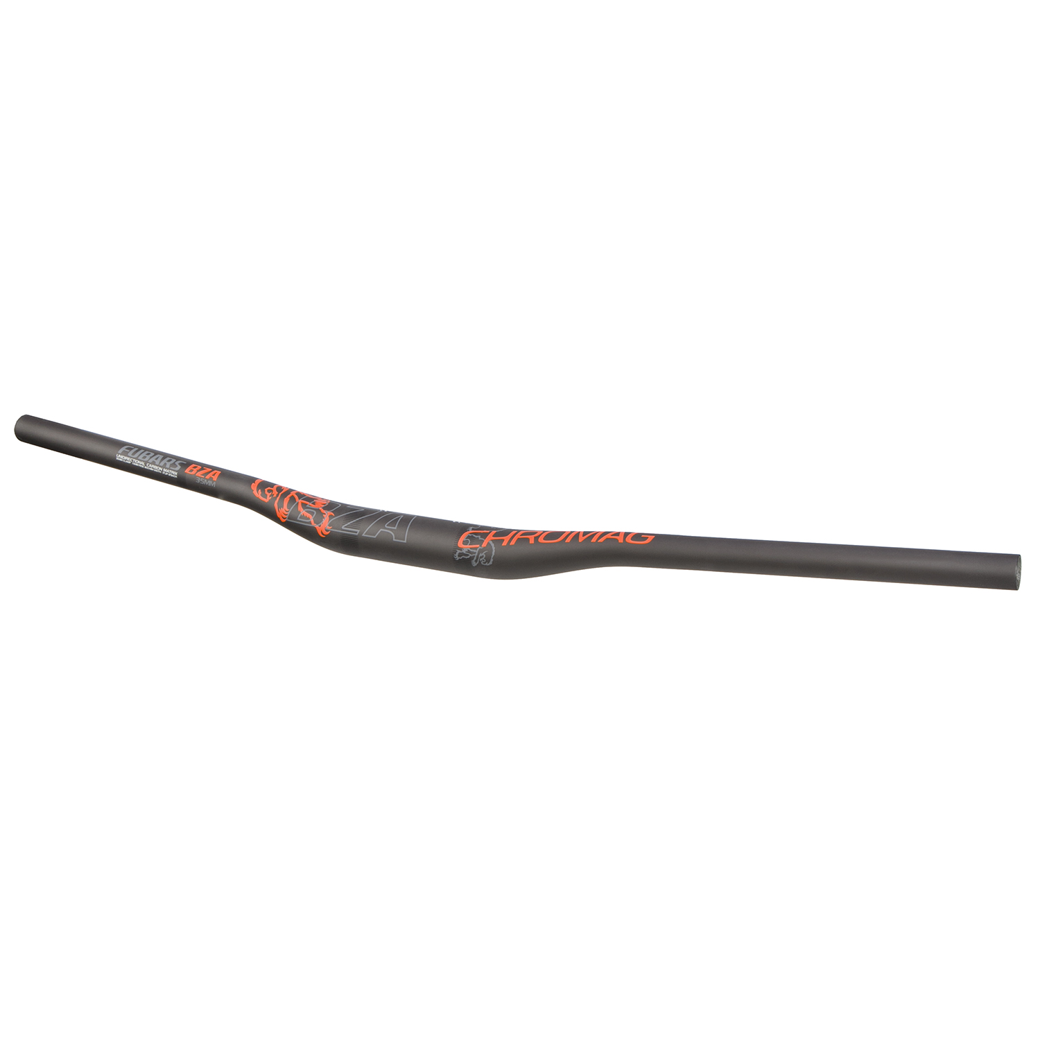 Chromag MTB Handlebar Fubars BZA Carbon 35 x 800 mm, Black/Tight Orange