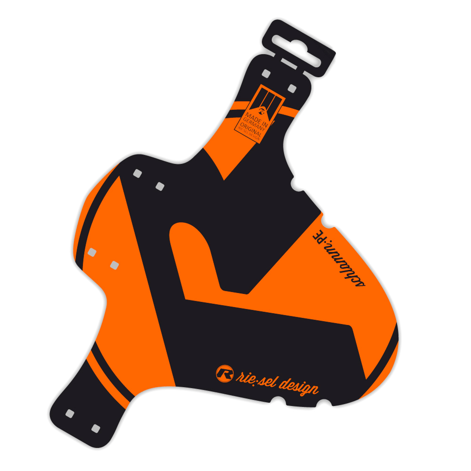 Riesel Design Front Mudguard SchlammPE 2016 Orange, 1 Piece