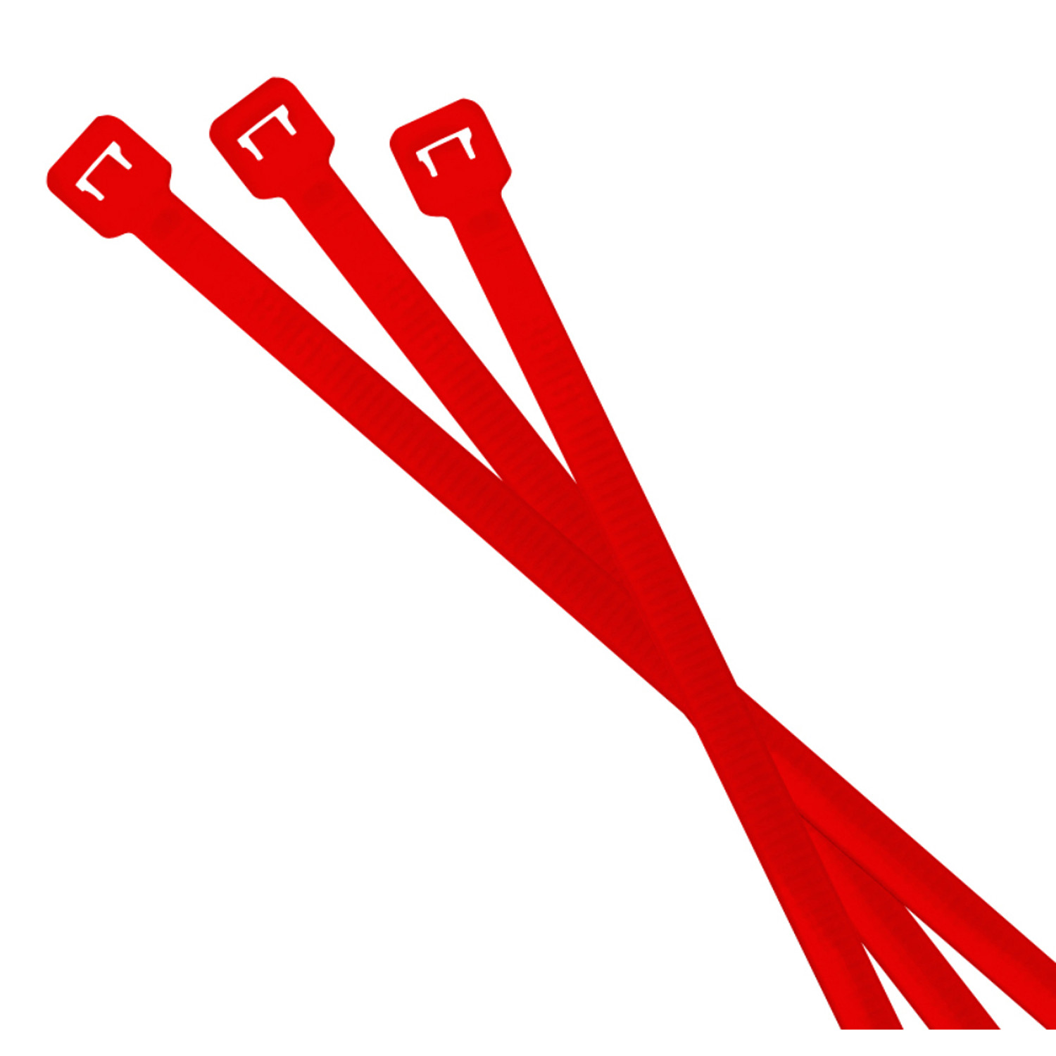 Riesel Design Cable Tie Cable:tie Red, 25 Pieces