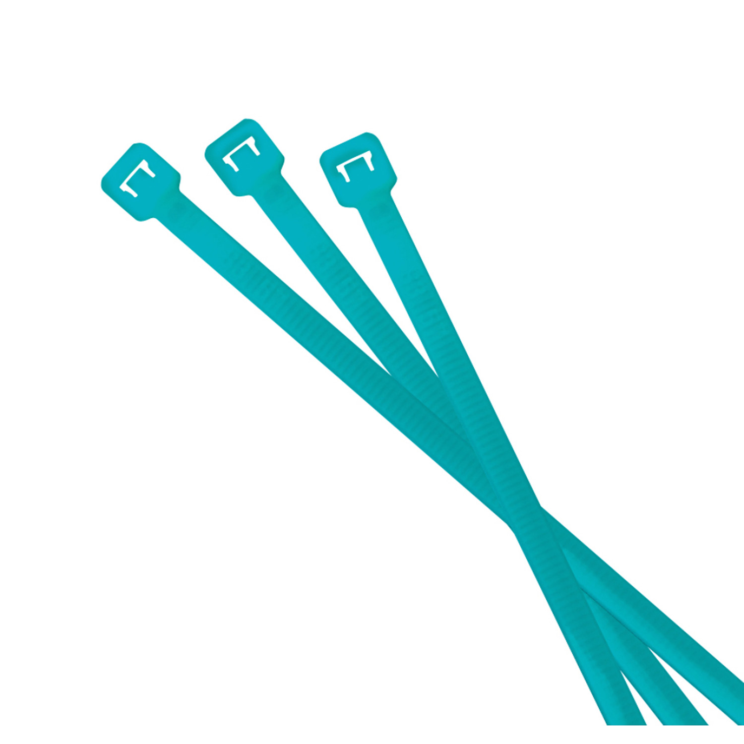 Riesel Design Colliers de Serrage Cable:tie Neon Blue, 25 Pieces