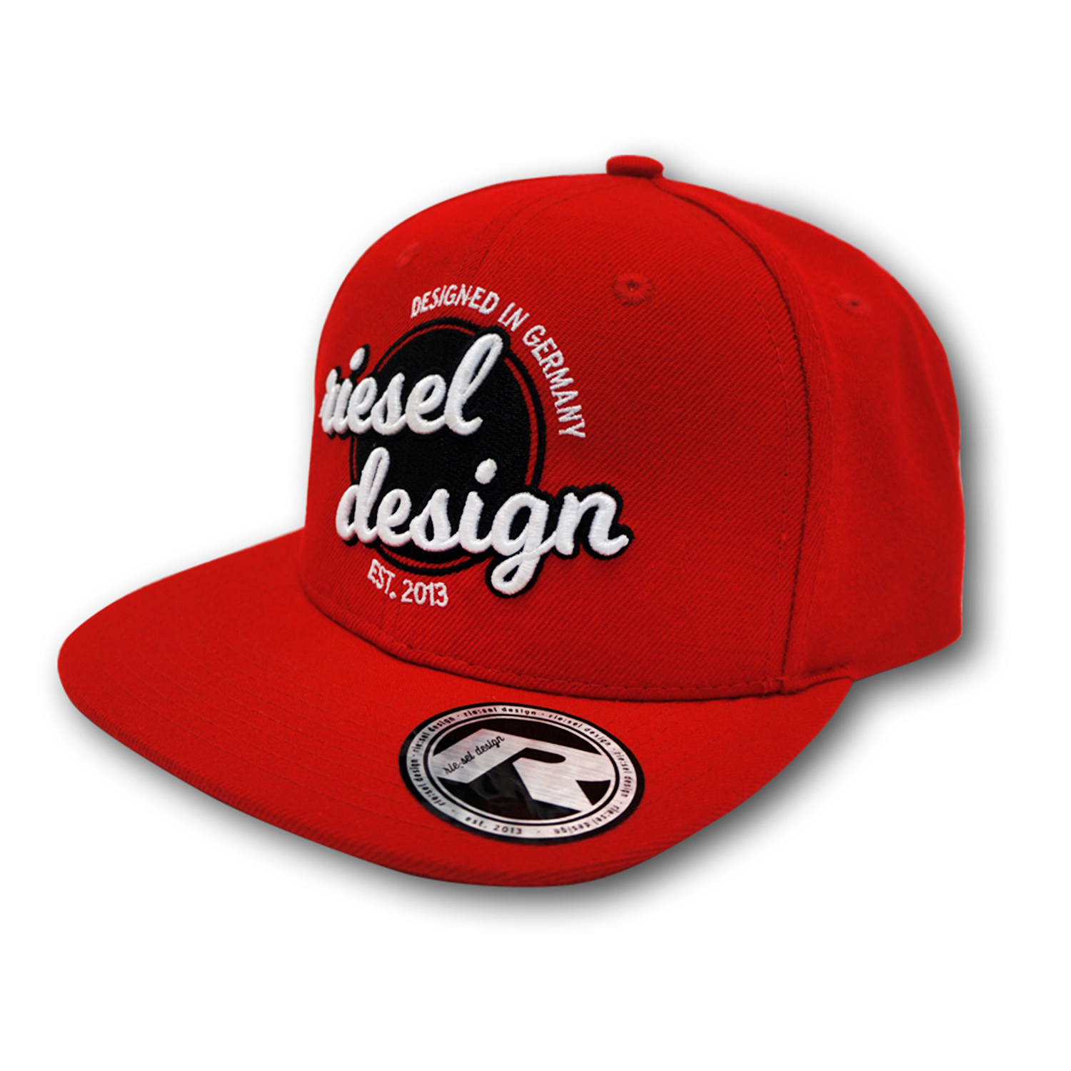 Riesel Design Casquette Snap Back The Crown Red