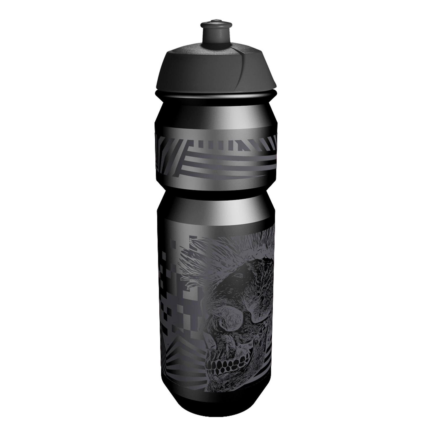 Riesel Design Water Bottle Flasche Skull Black