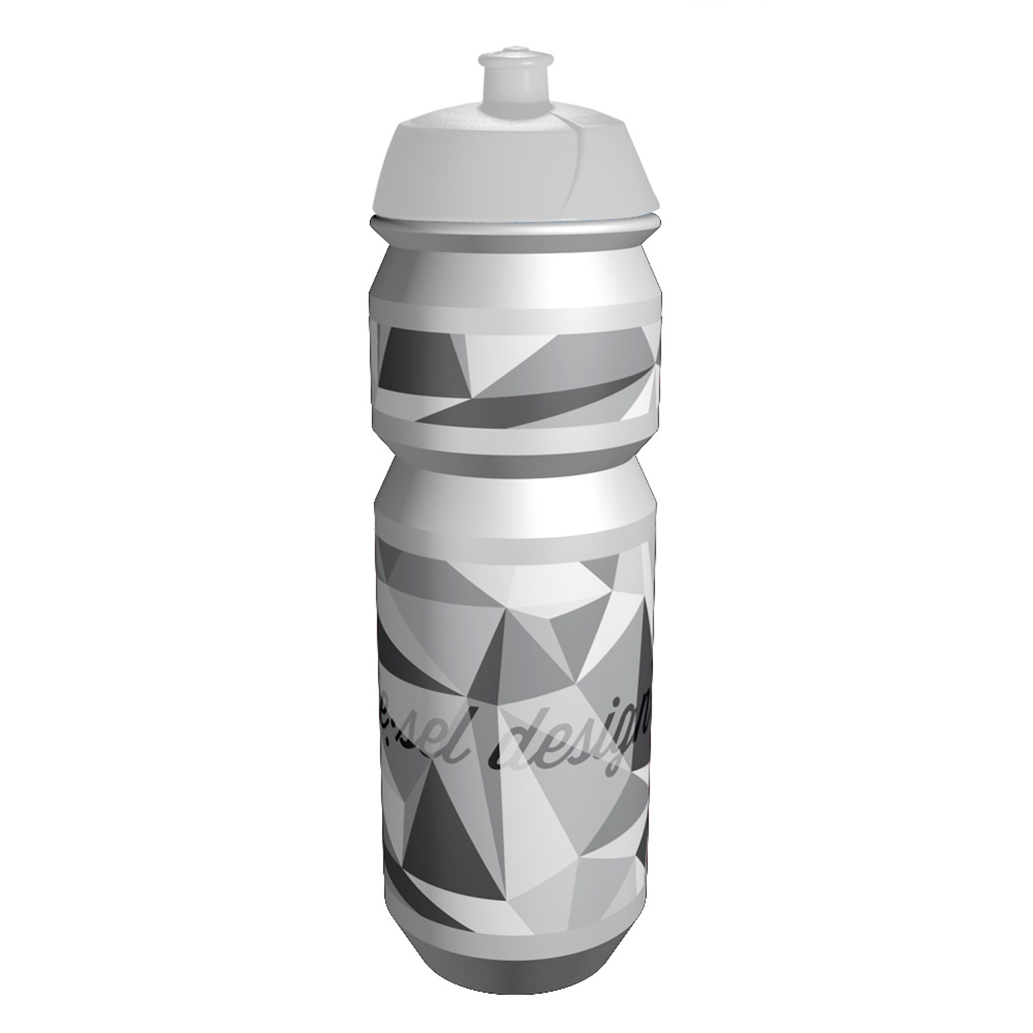 Riesel Design Water Bottle Flasche Triangle White