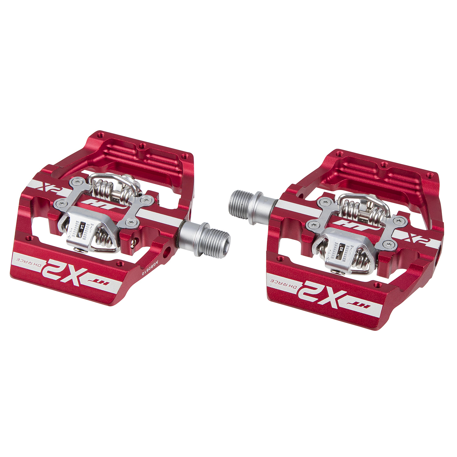 HT Components Clipless Pedals X2 Red