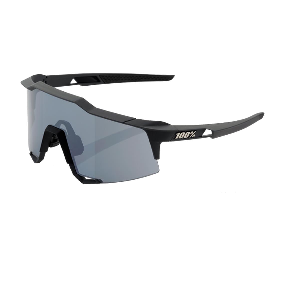 100% MTB-Sportbrille The Speedcraft Tall Soft Tact Black, Smoke Lens
