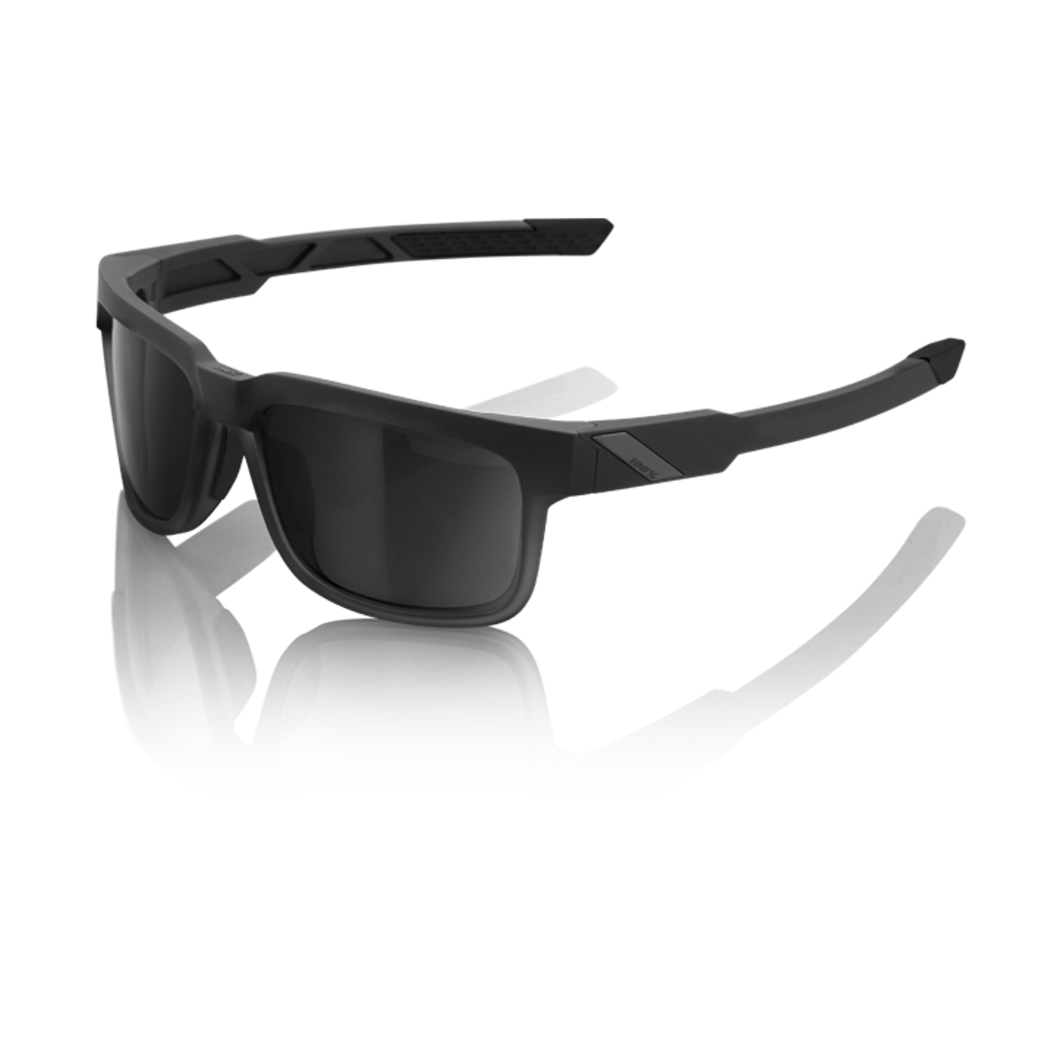 100% Sportbrille Type-S Soft Tact Black - Smoke Lens