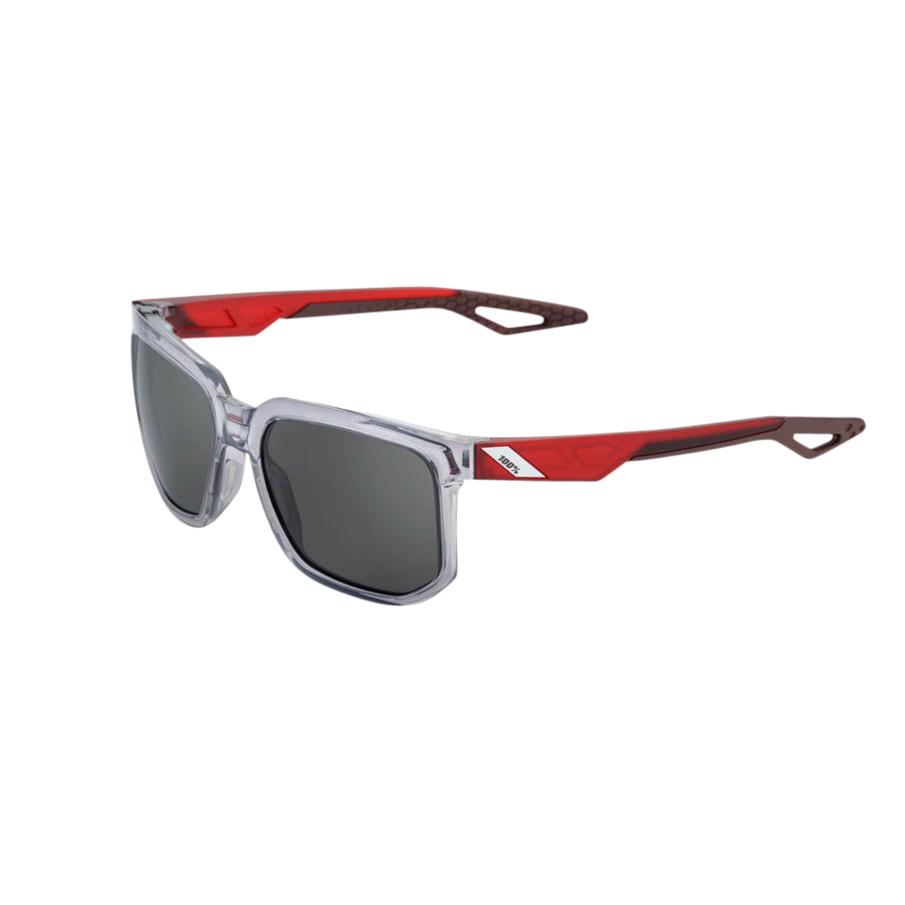 100% Sportbrille Centric Polished Crystal Gray - Smoke
