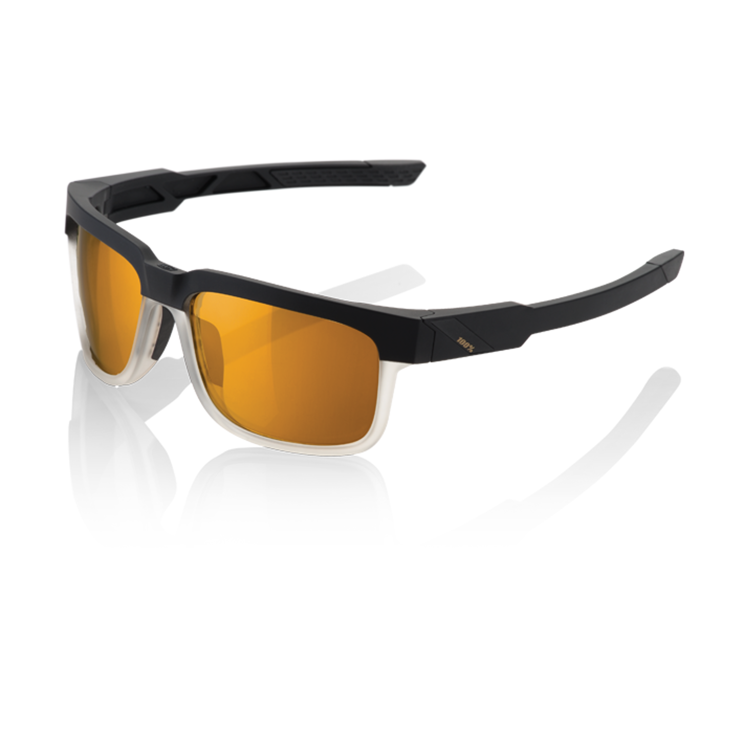 100% Sport Glasses Type-S Soft Tact Licorice - Bronze Peak Polar
