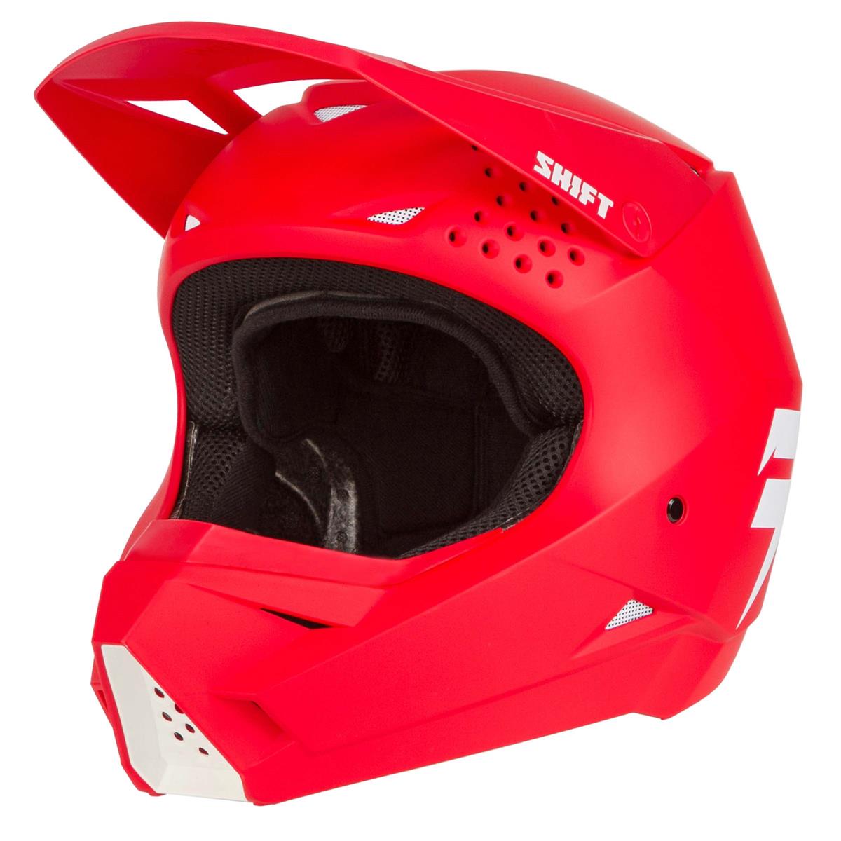 Shift Casque MX Whit3 Label Red