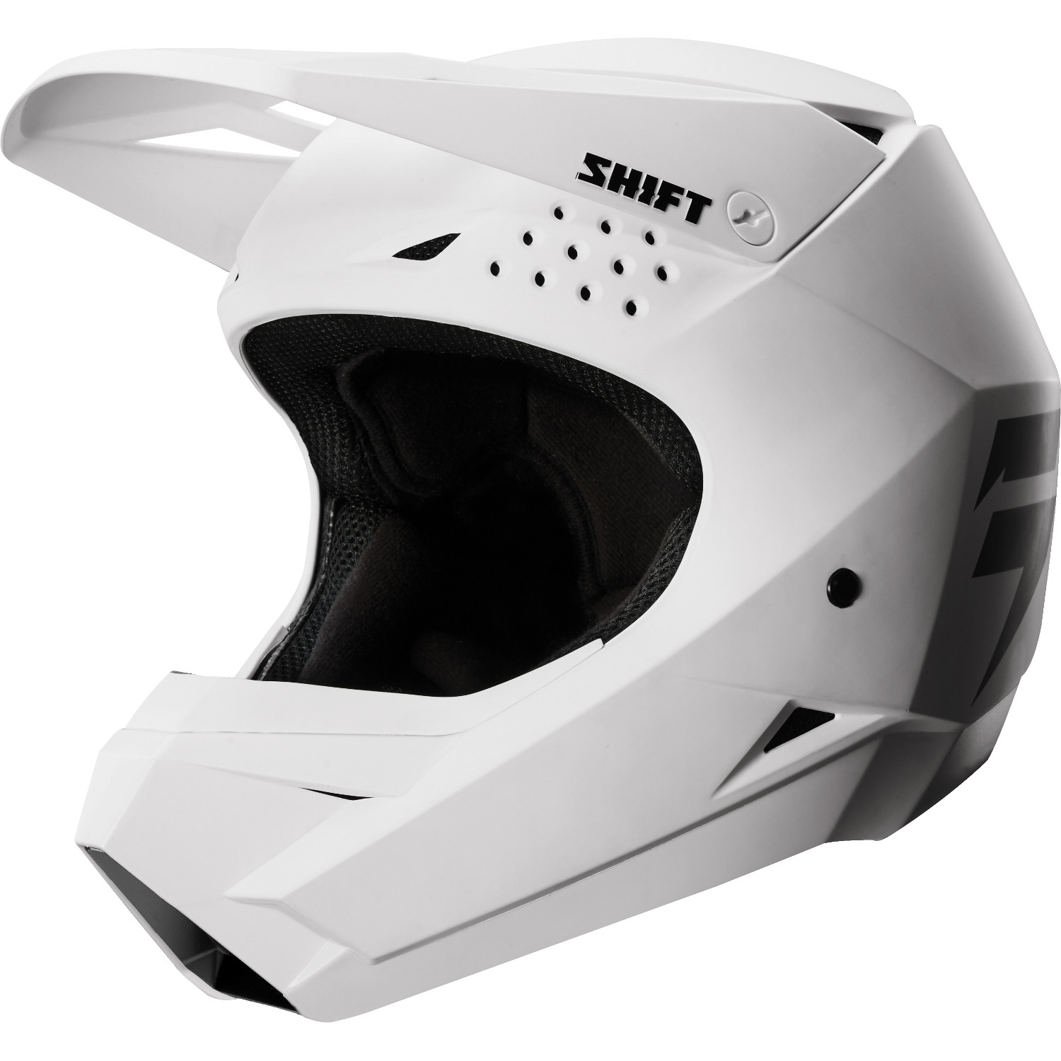 Shift Motocross-Helm Whit3 Label Weiß