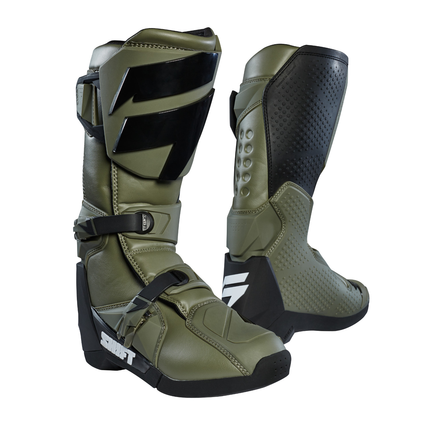 Shift MX Boots Whit3 Fat Green