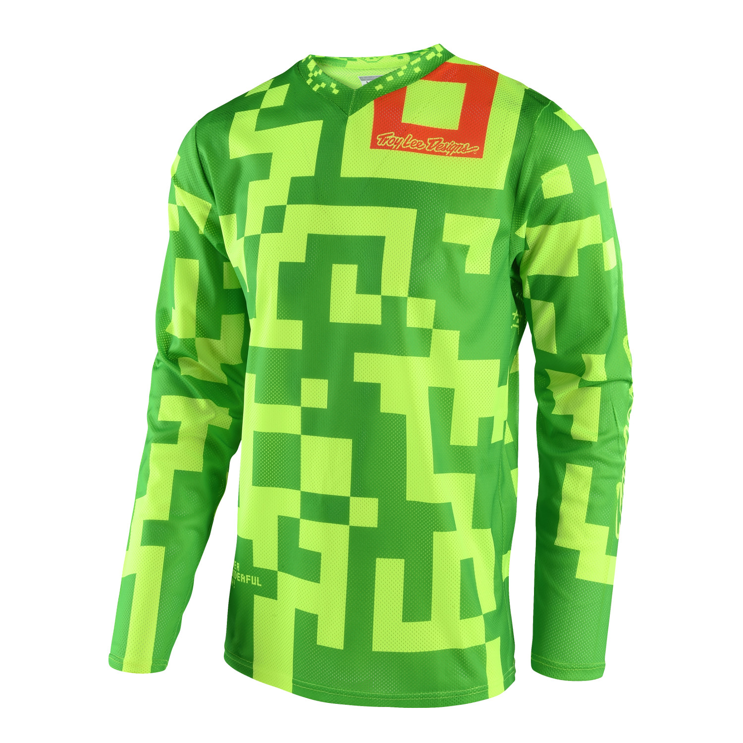 Troy Lee Designs Maillot MX GP Maze - Flo Yellow/Green