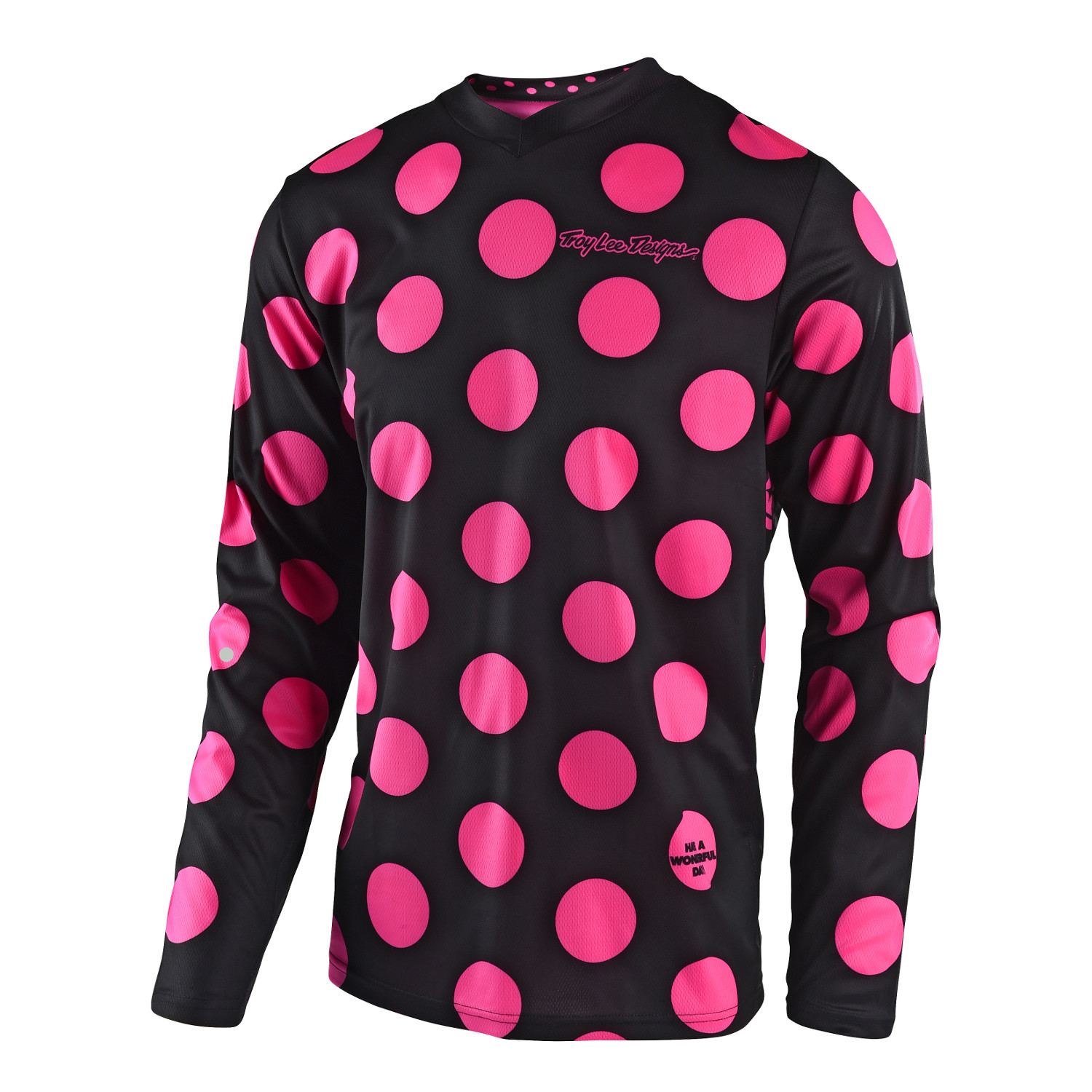 Troy Lee Designs Jersey GP Polka Dot - Black/Flo Pink