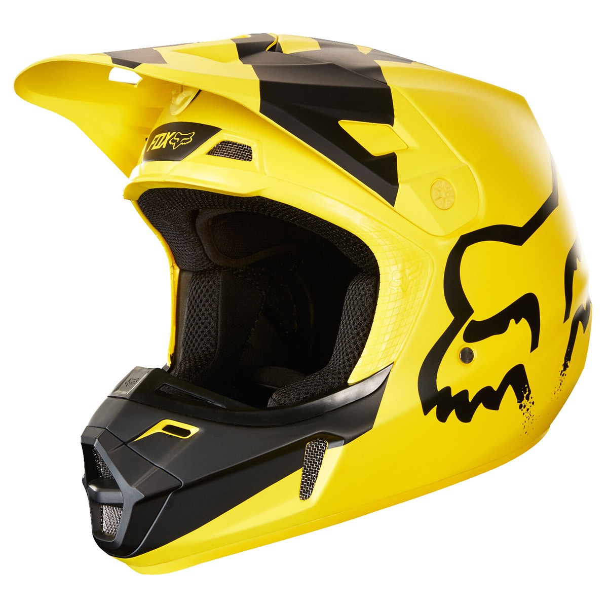 Fox Motocross-Helm V2 Mastar - Gelb