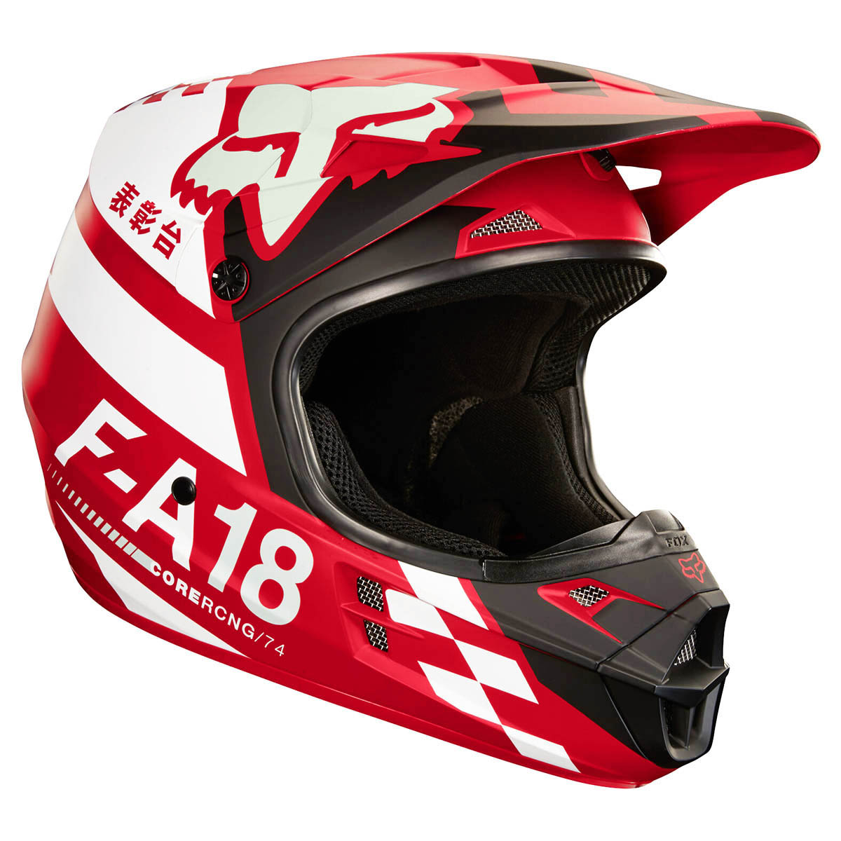 Fox Helmet V1 Sayak Red