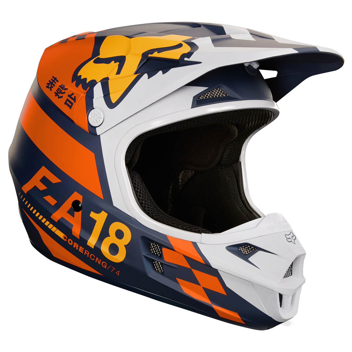 Fox Helm V1 Sayak Orange