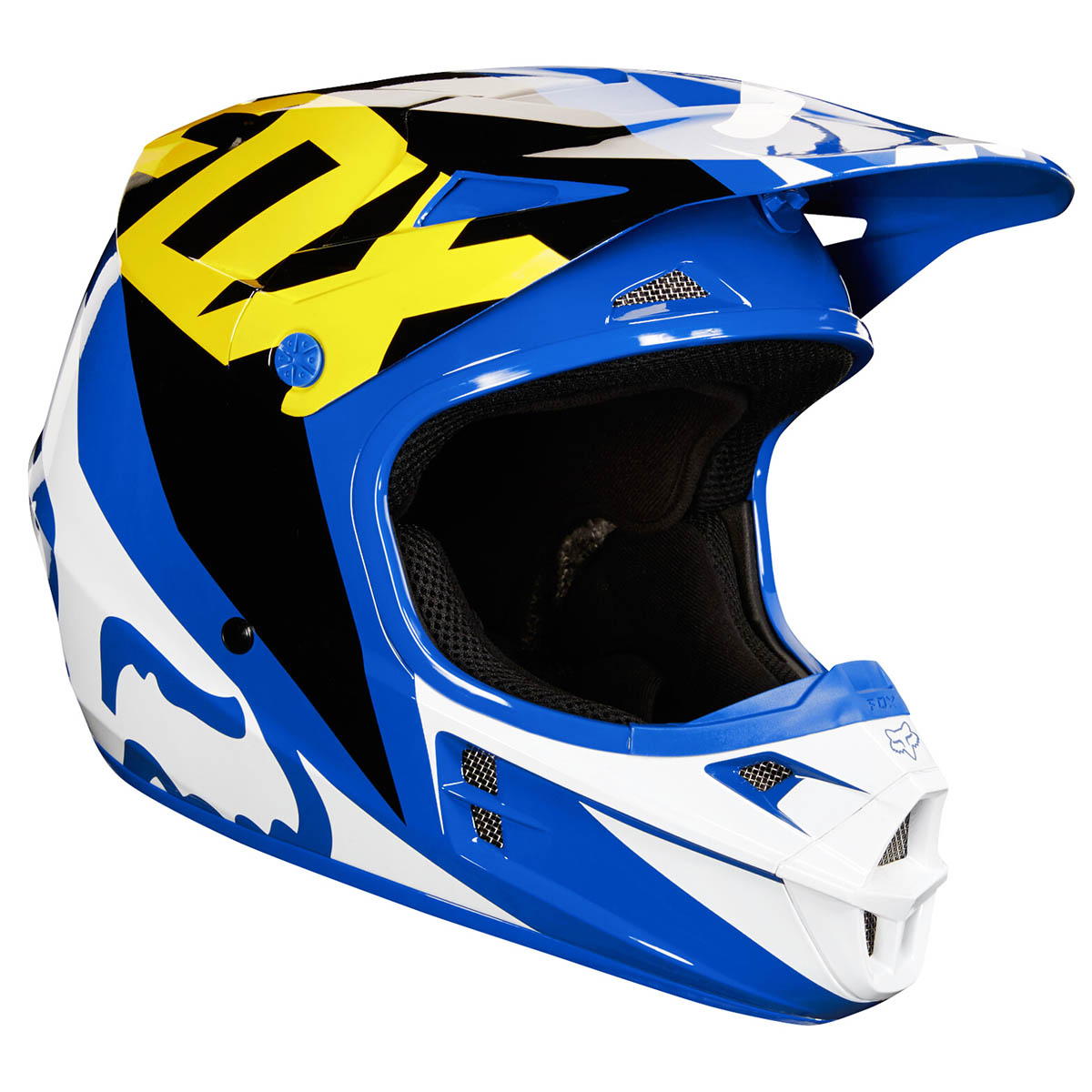 Fox Helm V1 Race Blau