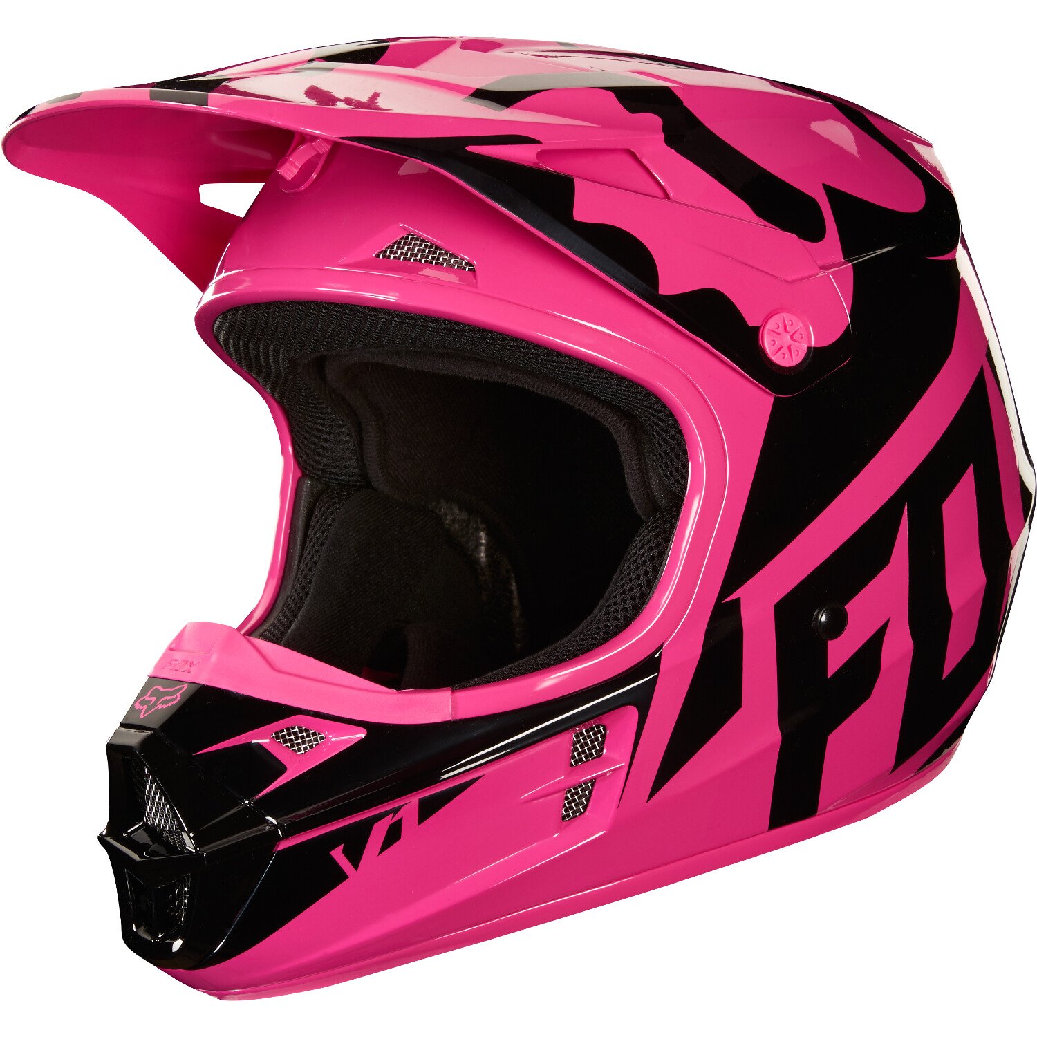 Fox Motocross-Helm V1 Race Pink