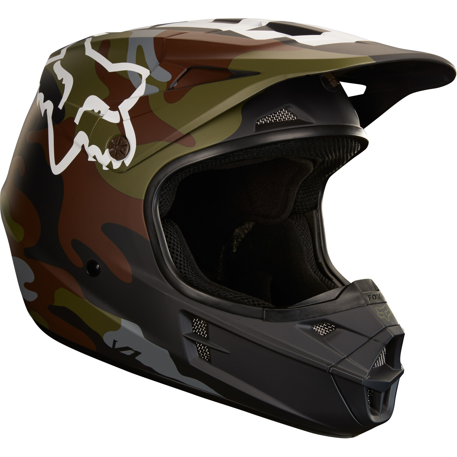 Fox Helmet V1 Green Camo