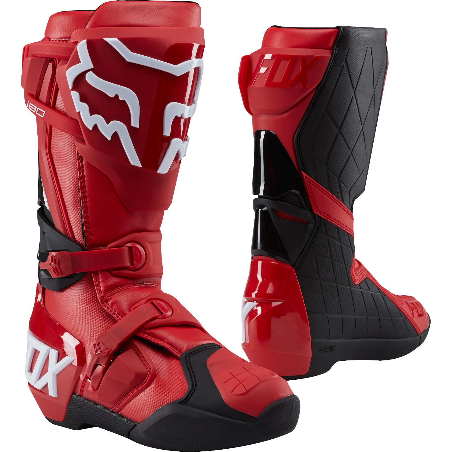 Fox Motocross-Stiefel 180 Rot