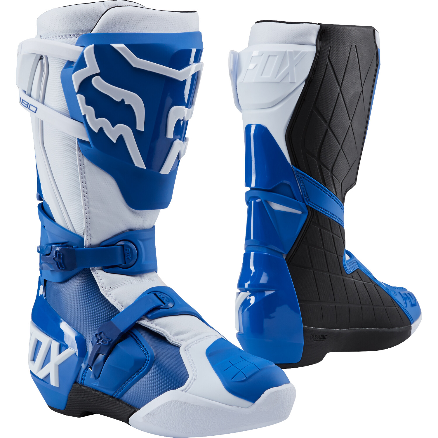 Fox Motocross-Stiefel 180 Blau