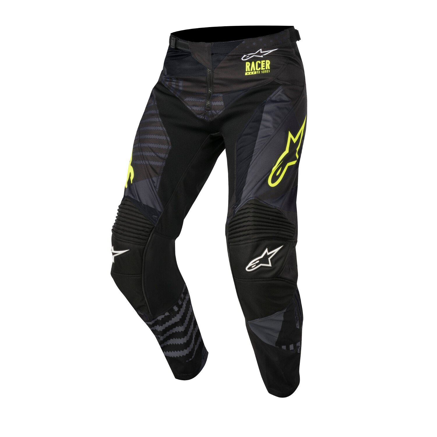 Alpinestars MX Pants Racer Tactical - Black/Yellow Fluo