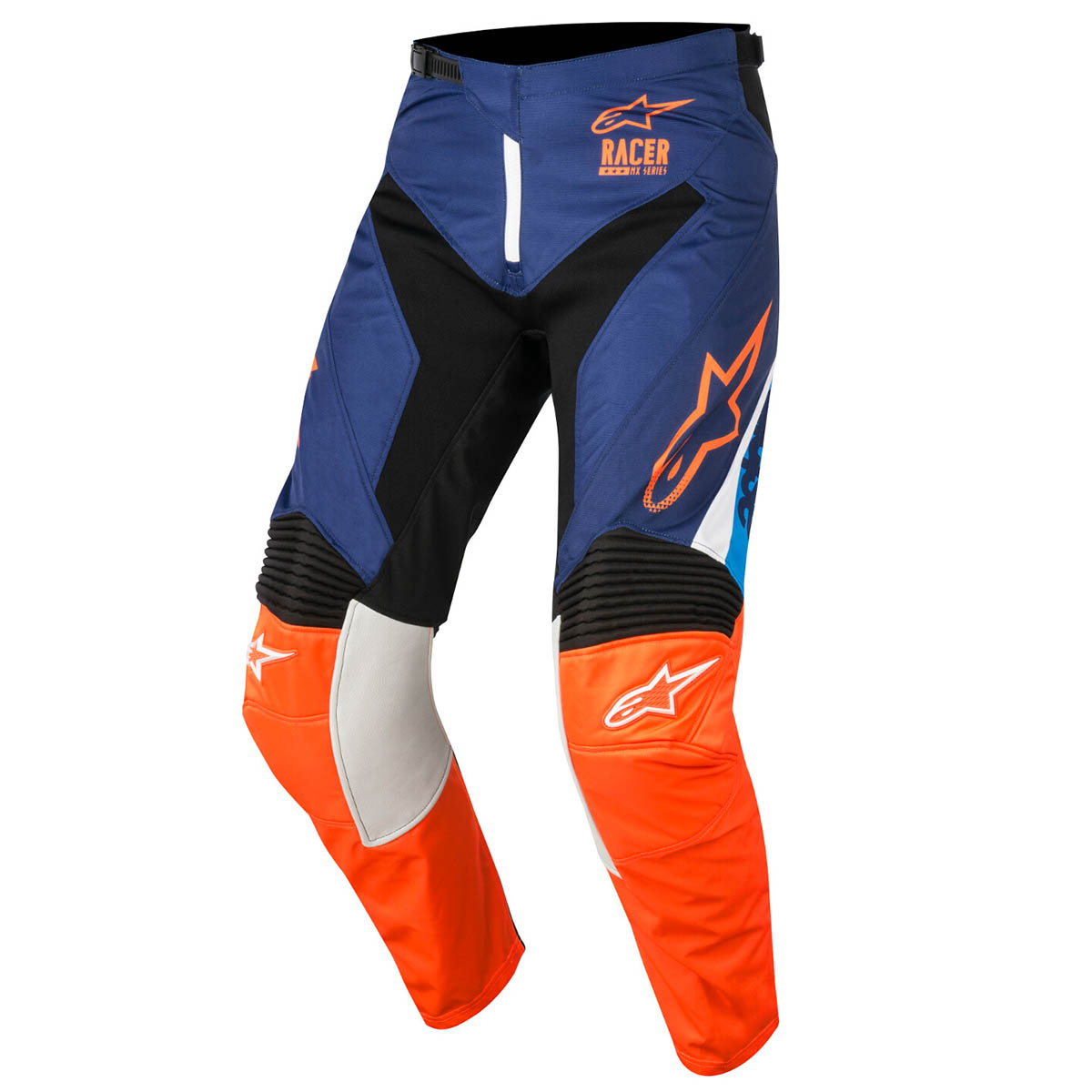 Alpinestars Pantalon MX Racer Supermatic - Dark Blue/Fluo Orange/Aqua